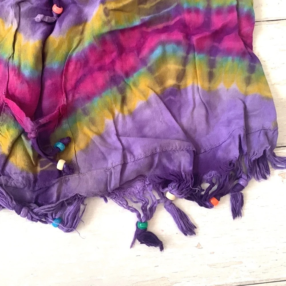 Children’s Place 4T Girls Purple Tie Dye Summer Sundress Kids Dress & Bloomers
